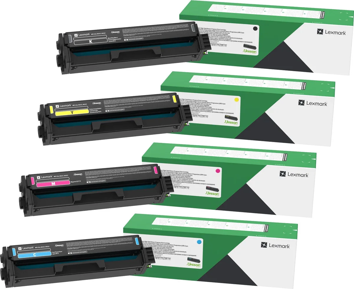 Original C332H Toner - 4er Multipack - CMYK by Lexmark – product photo