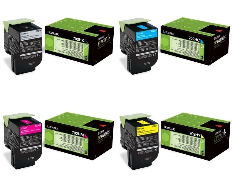 Original Toner - 4er Multipack für CS310n/dn, CS410n/dn/dtn, CS510de/dte de Lexmark – photo produit