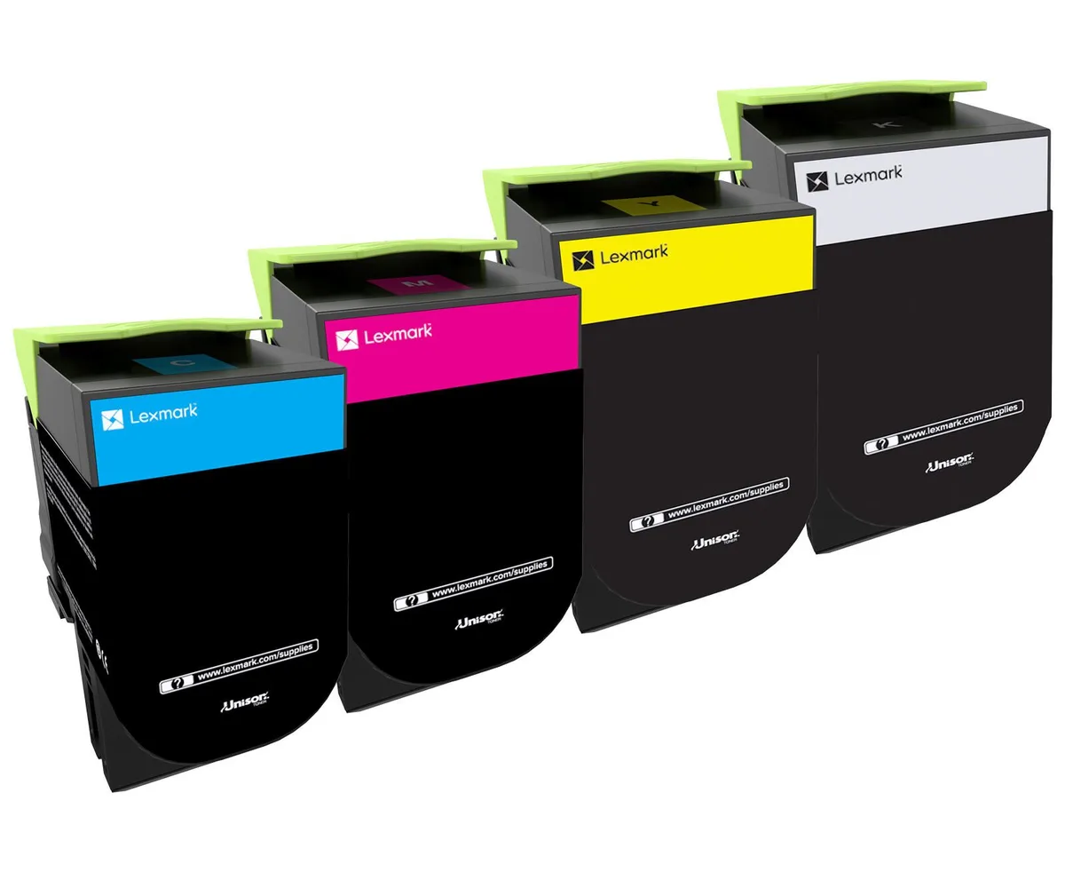 Original Toner - 4er Multipack für CS417dn, CS517de, CX417de, CX517de von Lexmark – Produktfoto