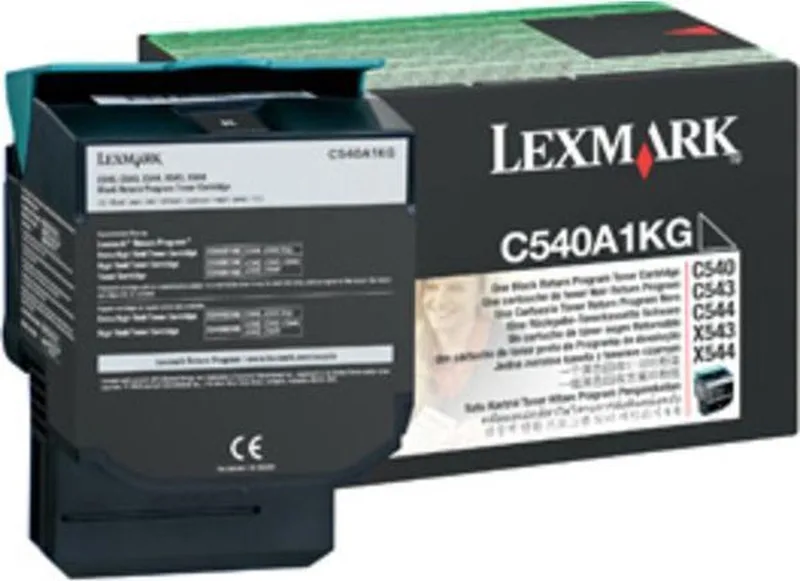 Toner Cartridge 1k F C54x/X54x by Lexmark in Black – product photo