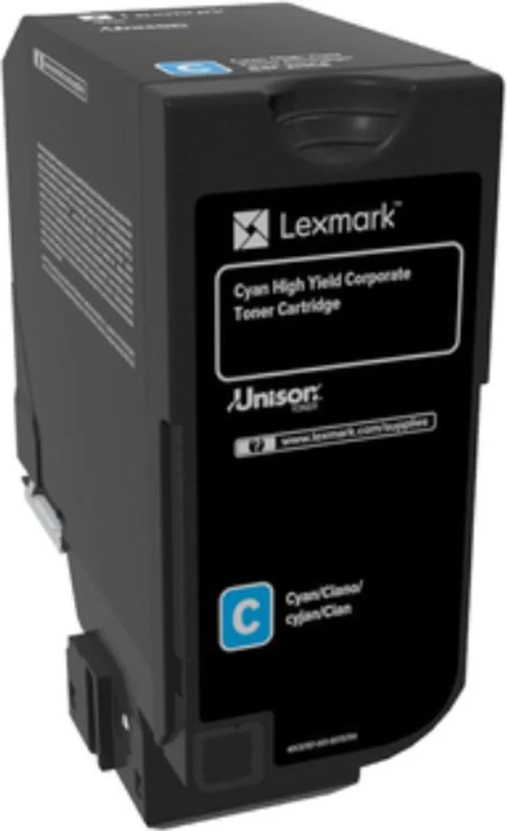 Toner Corporate Cyan for CX725 16k de Lexmark en Cyaan – photo produit
