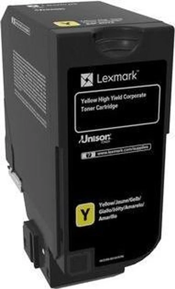 Toner Corporate Yellow for CX725 16k by Lexmark in Yellow – product photo