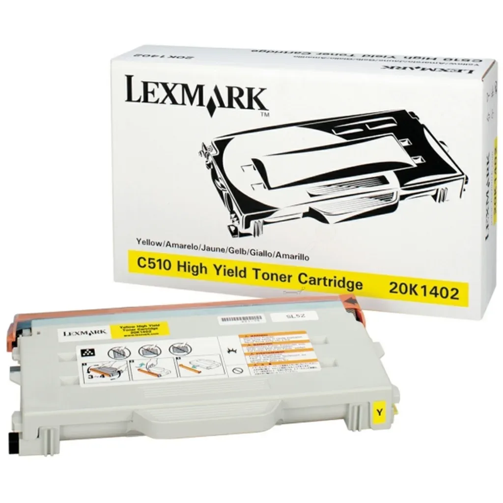 Lexmark 20K1402 Tonerkassett gul 6.600 sidor från Lexmark – produktbild