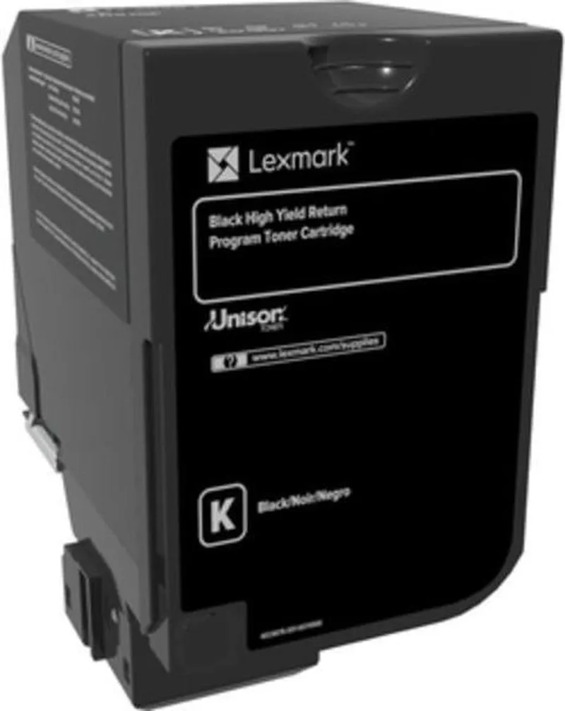 Toner High Yield Return Programme Black for CX725 25k by Lexmark in Black – product photo