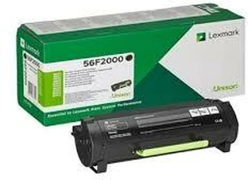 Toner Lexmark 56F2000 van Lexmark in Zwart – productfoto