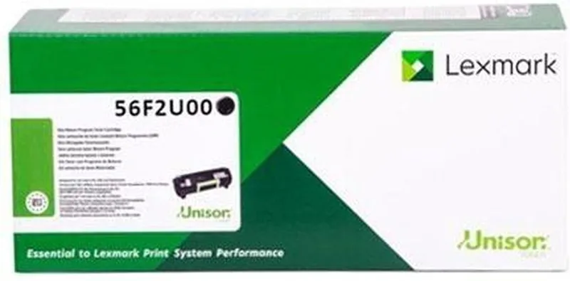 Toner Lexmark 56F2U00 Black van Lexmark – productfoto