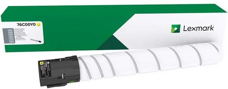 Toner Lexmark 76C00Y0 by Lexmark in Yellow – product photo