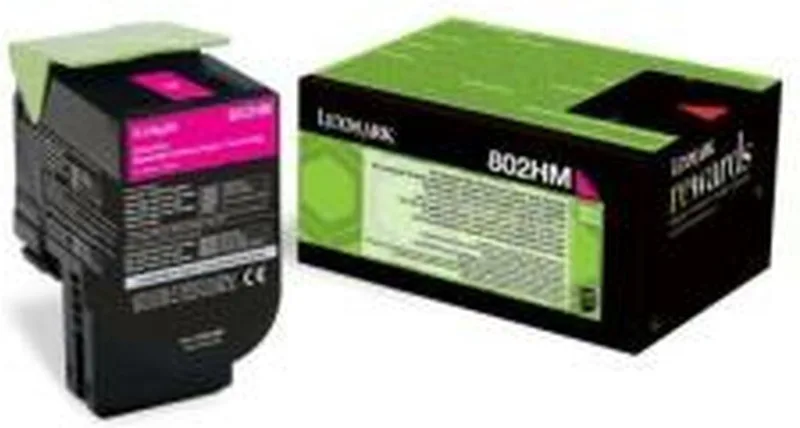 Toner Lexmark 80C2HM0 från Lexmark i Magenta – produktbild