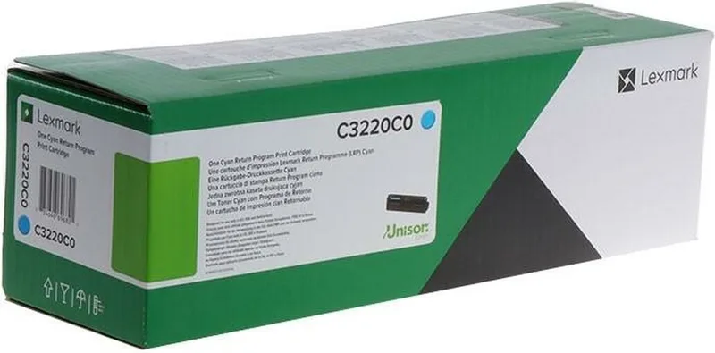 Toner Lexmark C3220C0 från Lexmark i Cyan – produktbild