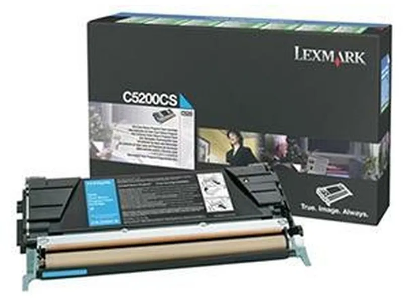 Toner Lexmark C5200CS Cyan by Lexmark in Cyaan – product photo