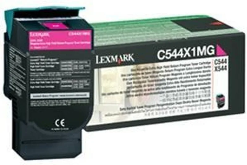 Toner Lexmark C544X1MG van Lexmark in Magenta – productfoto