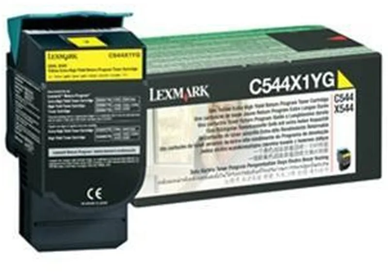 Toner Lexmark C544X1YG by Lexmark in Yellow – product photo