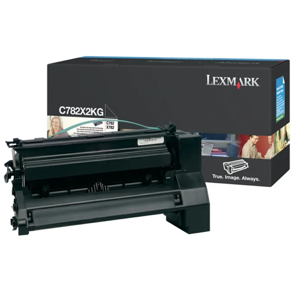 Toner sort 15.000 sider C782X2KG Sort by Lexmark – product photo