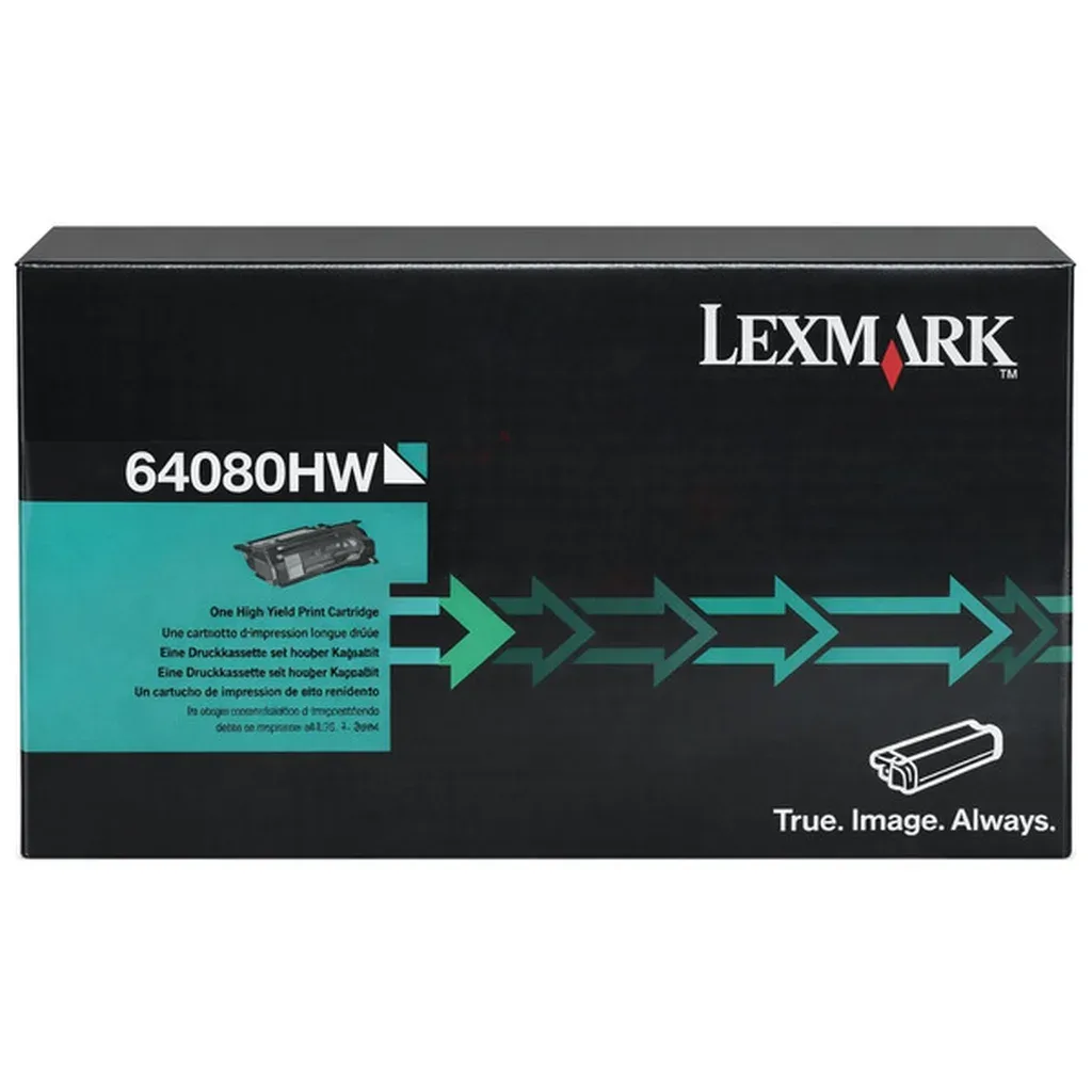 Lexmark 64080HW T640 Series Black Toner van Lexmark – productfoto