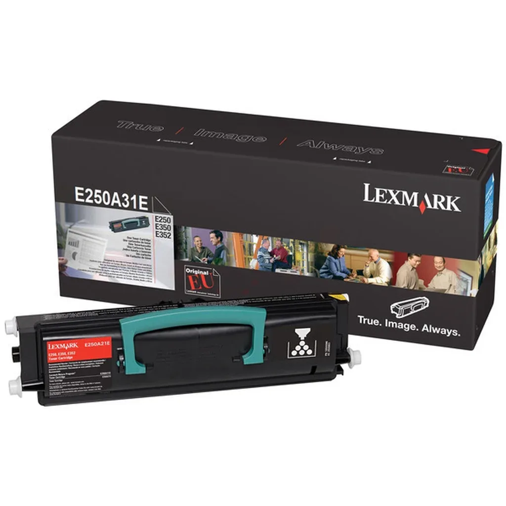 Toner sort 3.500 sider E250A31E N/A by Lexmark – product photo