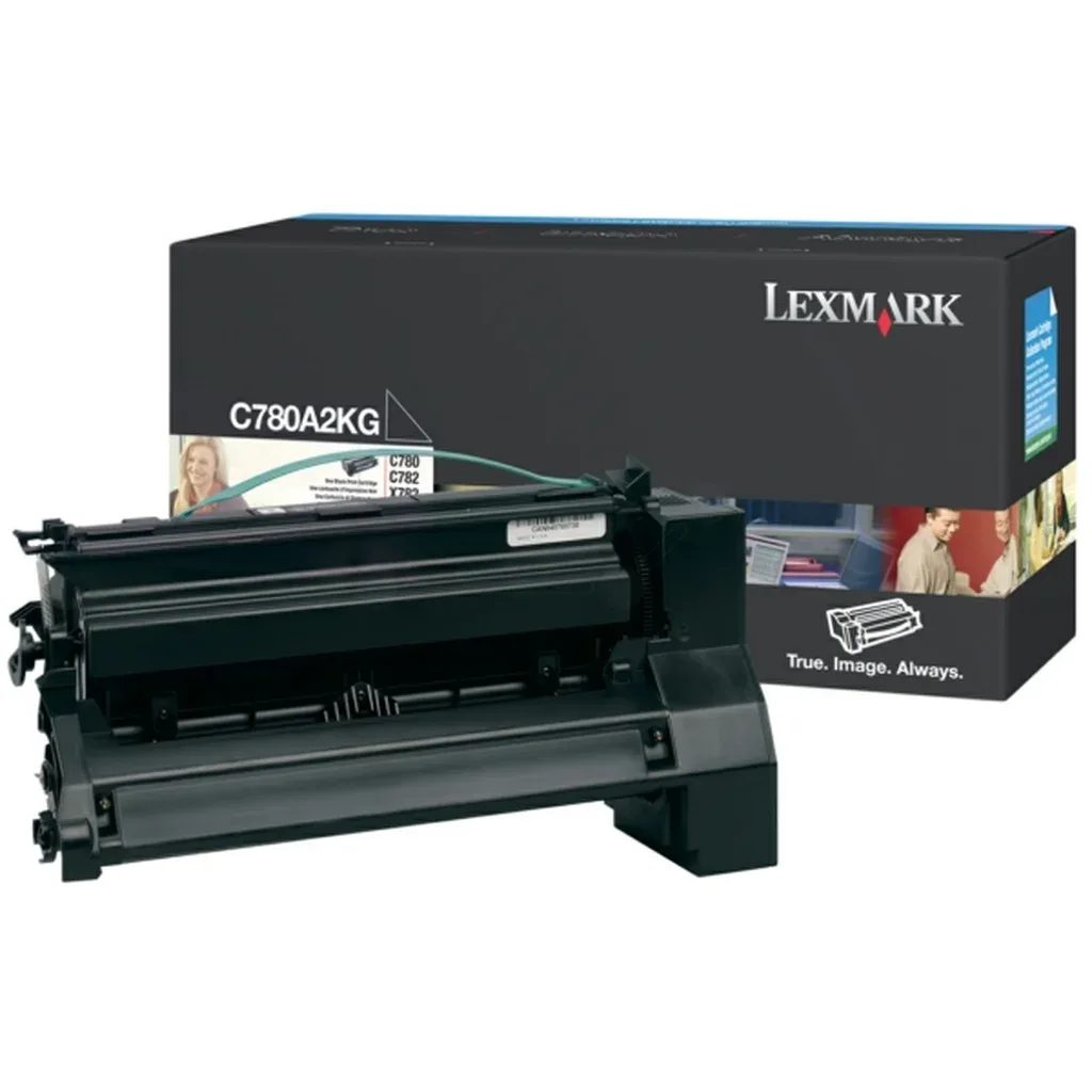 Toner sort 6.000 sider C780A2KG Sort by Lexmark – product photo