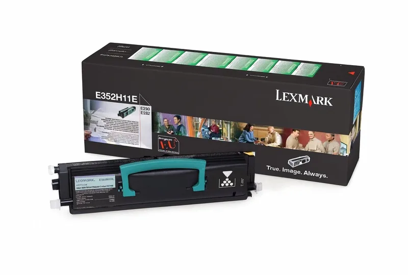 Tonercartridge Black Prebate For E350/E352 (9k) by Lexmark in Black – product photo