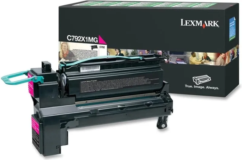 Tonercartridge C792X1MG by Lexmark in Magenta – product photo