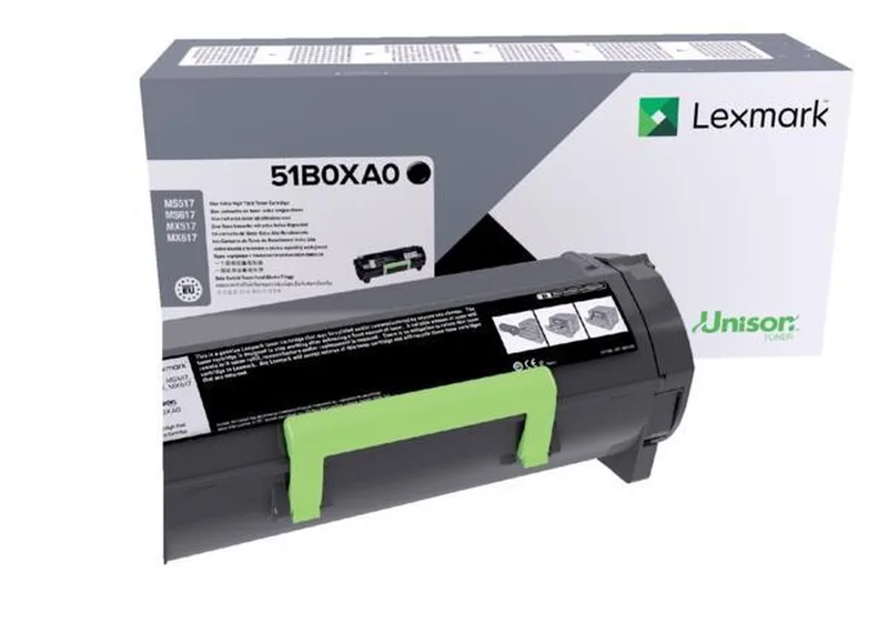 Tonercartridge Lexmark 51B0XA0 EHC by Lexmark in Black – product photo
