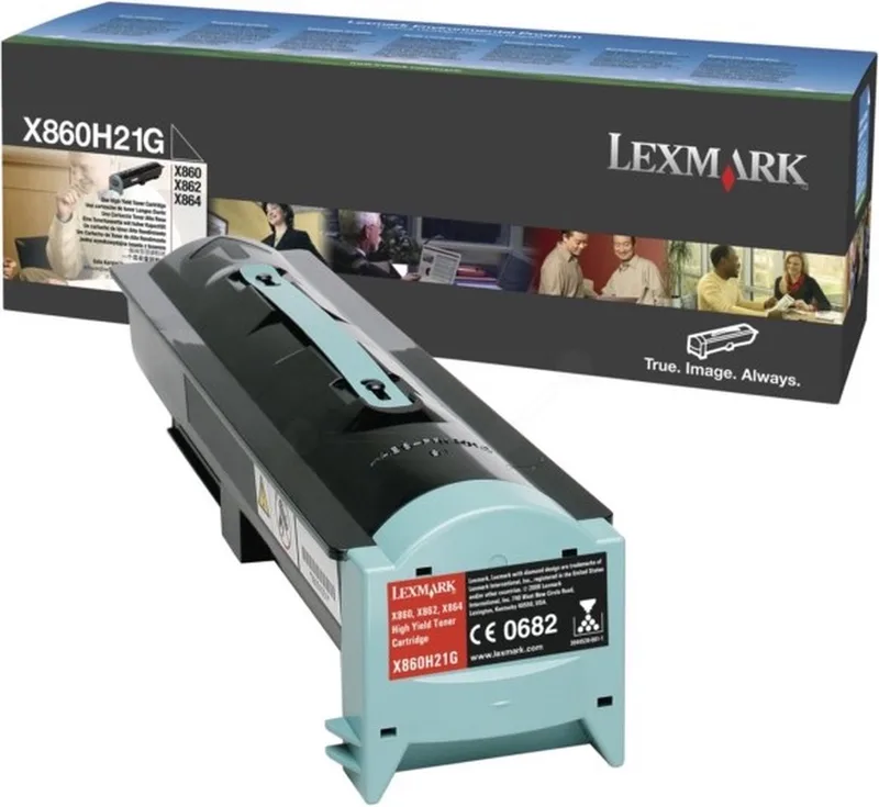 Tonercartridge X860H21G by Lexmark in Black – product photo