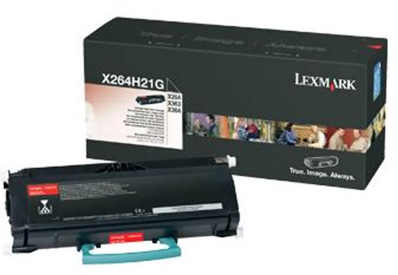 X264, X363, X364 tonercartridge high capacity 9.000 pagina's 1-pack by Lexmark in Black – product photo