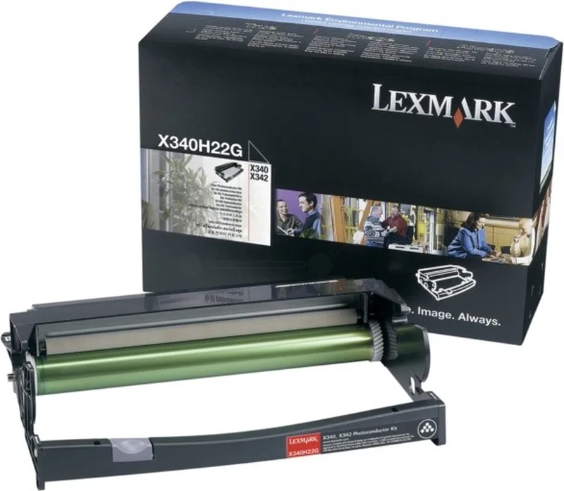 X340H22G - Drum Kit LET OP: Geen Toner! von Lexmark in Schwarz, Kleur – Produktfoto