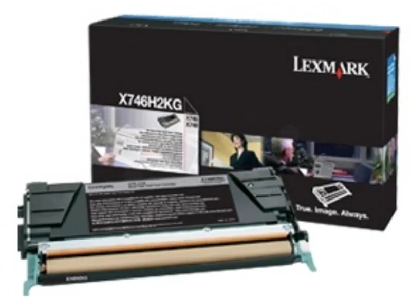 X746, X748 tonercartridge high capacity 12.000 pagina's 1-pack by Lexmark in Black – product photo