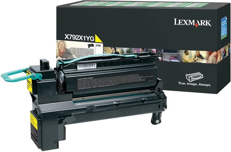 X792 toner by Lexmark in Yellow – product photo
