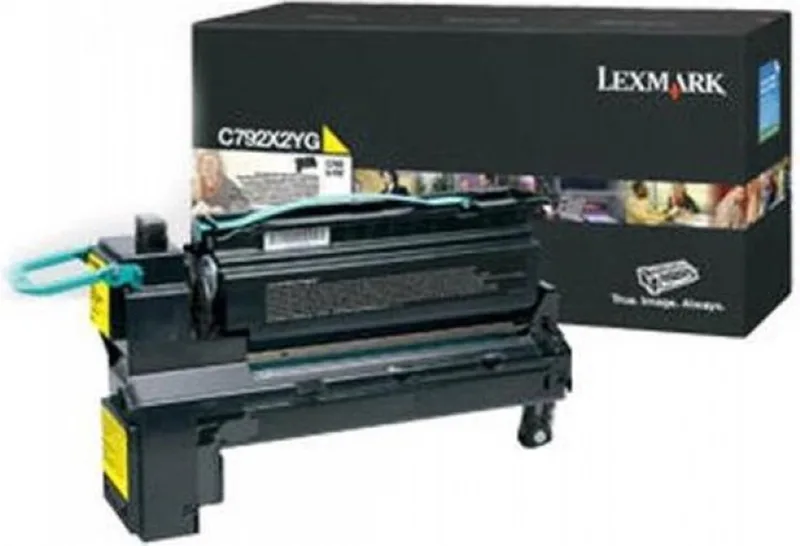 X792 toner geel standard capacity 20.000 pagina's 1-pack de Lexmark en Jaune – photo produit