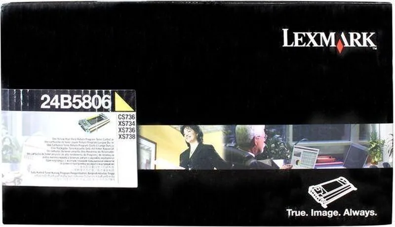 XS734de, CS736dn, XS736de toner by Lexmark in Yellow – product photo