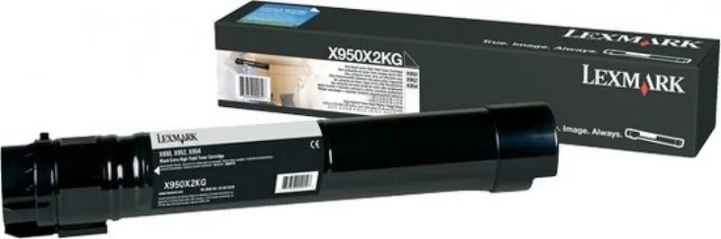 XS955de toner standard capacity 32.000 paginas 1-pack Return Programme de Lexmark en Noir – photo produit
