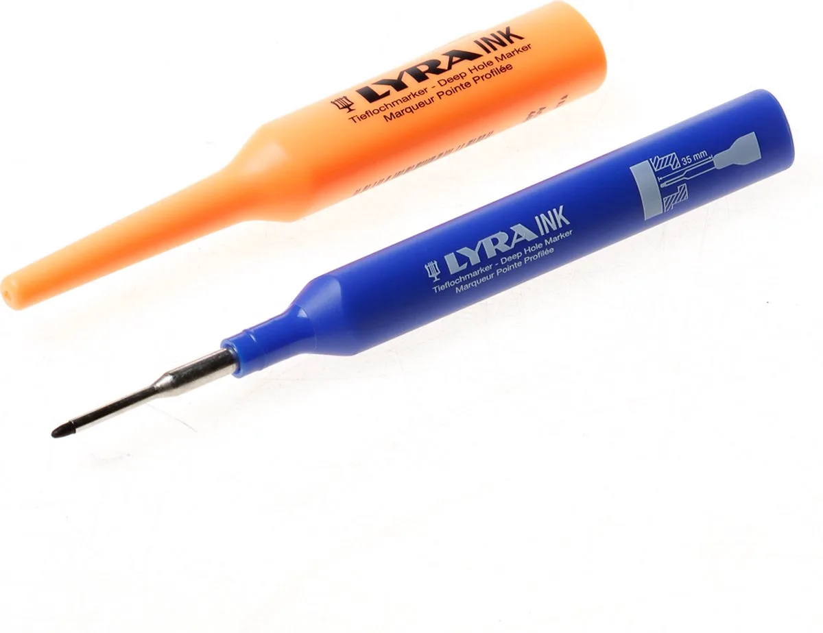 Ink Deep hole marker merkstift voor diepe gaten by Lyra in Blue – product photo