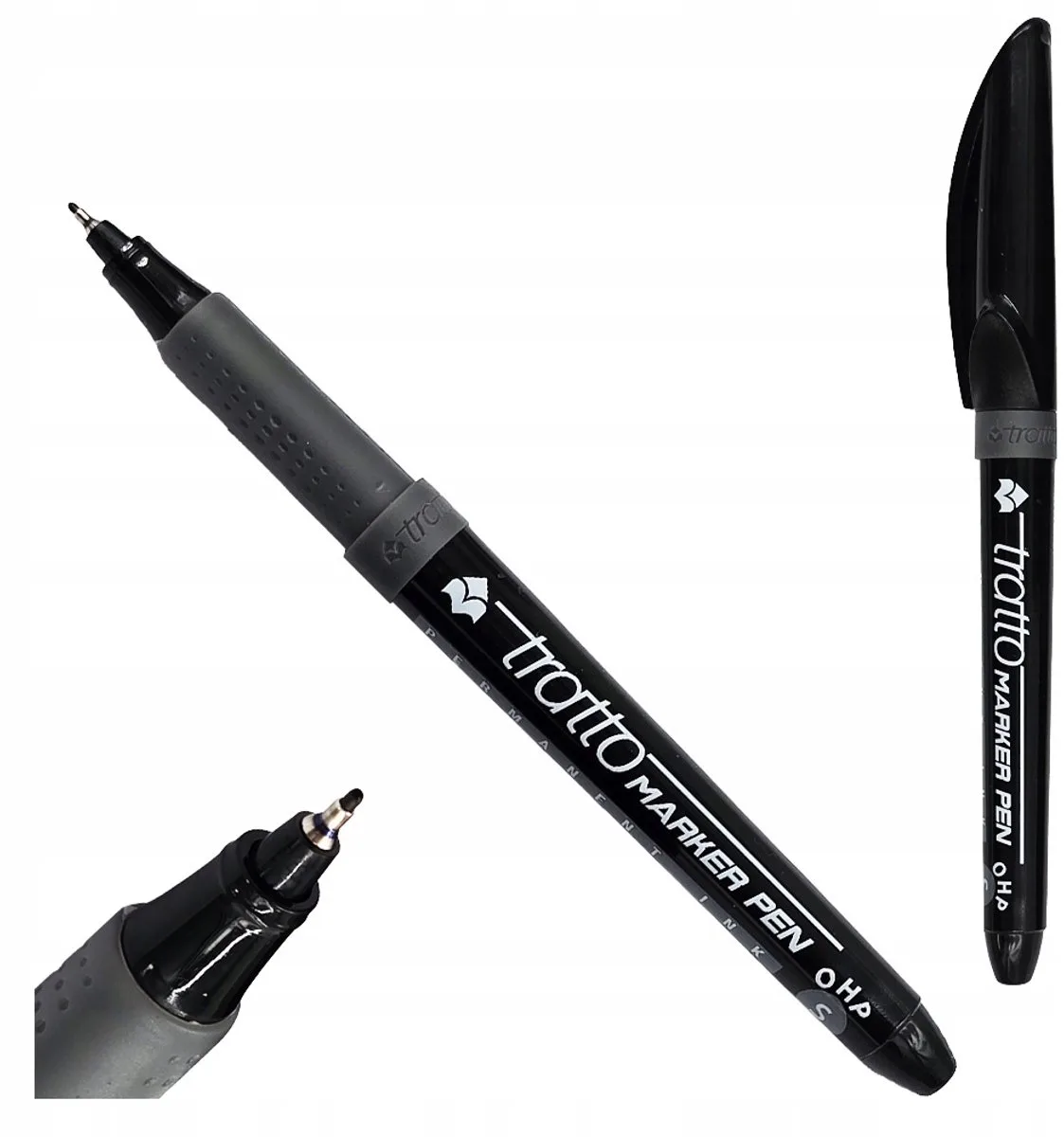 Permanent Marker 1mm - Sneldrogend & Waterdicht voor Diepe Gaten von Lyra in Schwarz – Produktfoto