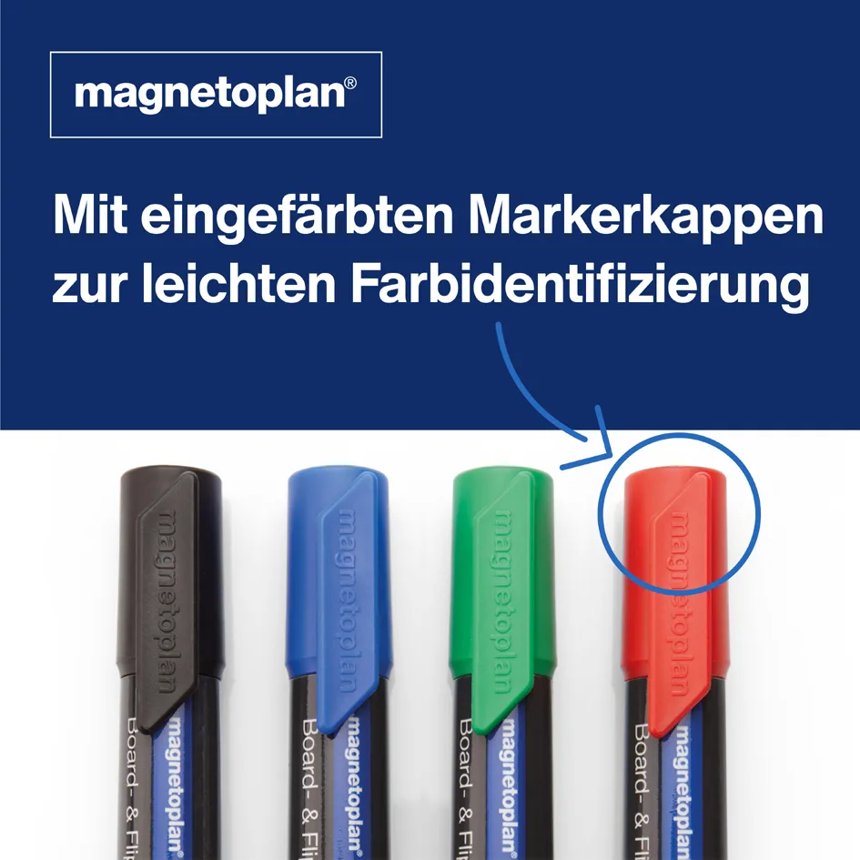 Board- und Flipchartmarker PRO+, grün von Magnetoplan – Produktfoto