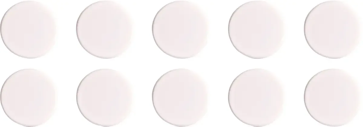 Magneet Basic Serie (Ø) 38 mm Rond 10 stuk(s) 1863800 von Magnetoplan in Weiß – Produktfoto