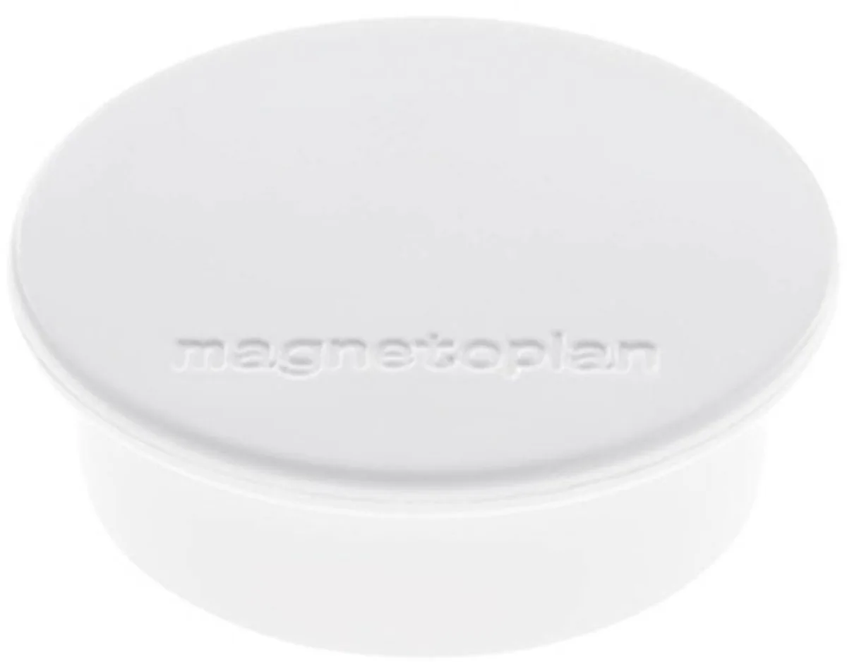 Magneet Discofix Color (Ø x h) 40 mm x 13 mm Rond 10 stuk(s) 1662000 de Magnetoplan en Blanc – photo produit
