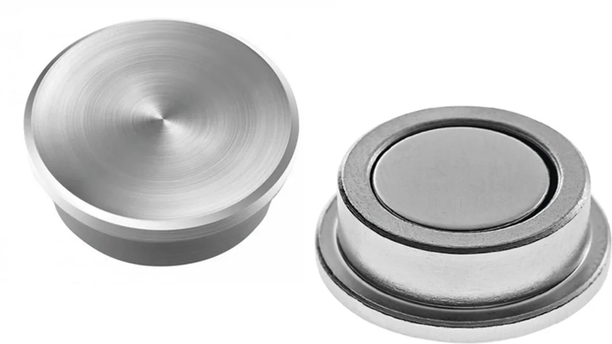 Magneet Discofix forte (Ø x h) 25 mm x 9 mm Rond 10 stuk(s) 16630 de Magnetoplan en Argent – photo produit