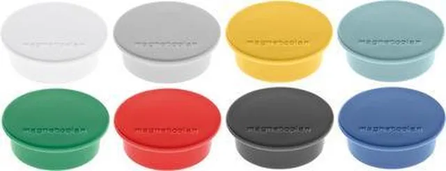 Magneet Discofix Kleur 1662002 40mm ge 10 st./pack.