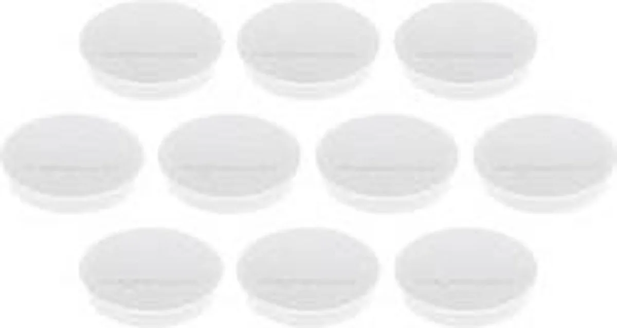 Magneet Discofix Standard (Ø x h) 30 mm x 8 mm Rond 10 stuk(s) 1664200 von Magnetoplan in Weiß – Produktfoto