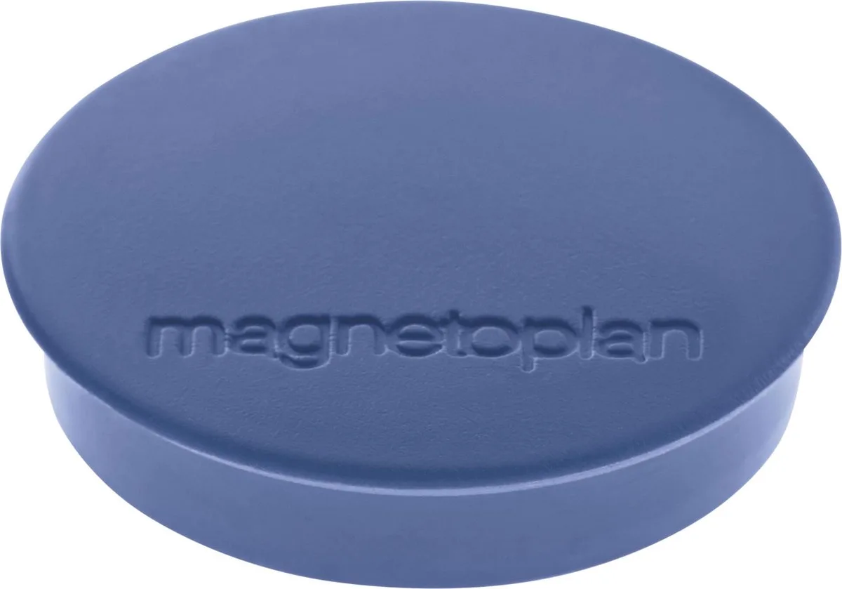 Magneet Discofix Standard (Ø x h) 30 mm x 8 mm Rond 10 stuk(s) 1664214 von Magnetoplan in Dunkelblau – Produktfoto