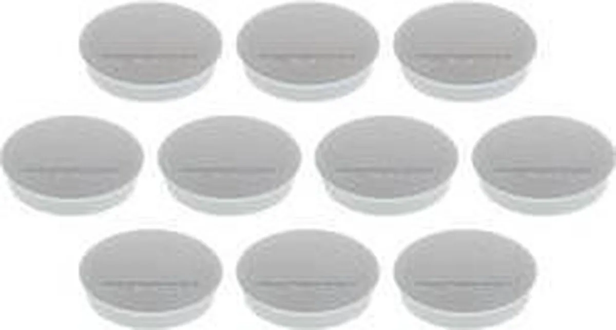 Magneet Discofix Standard (Ø x h) 30 mm x 8 mm rond 10 stuk(s) 1664201 von Magnetoplan in Grau – Produktfoto