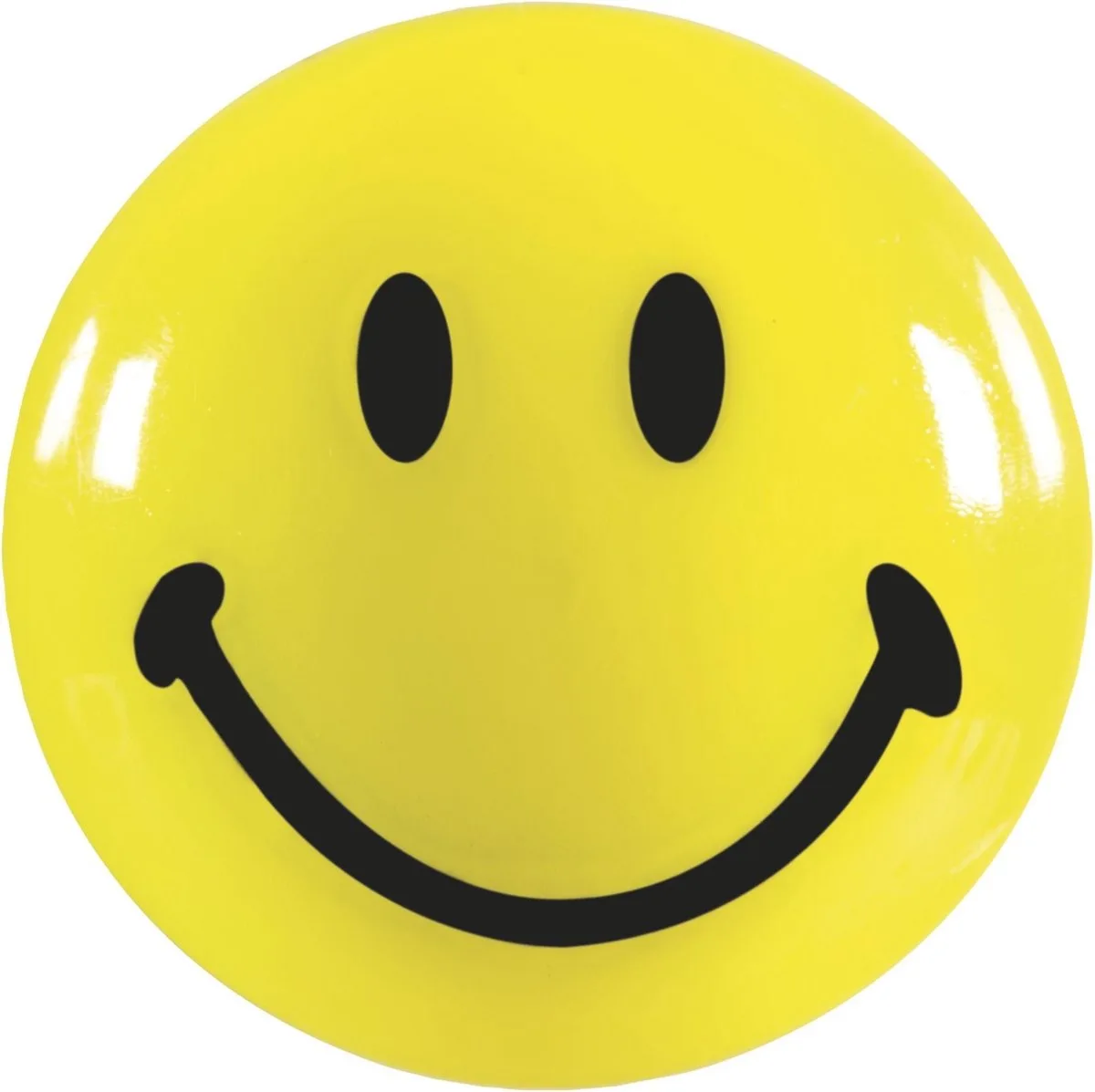 Magneet Smilies (Ø) 30 mm rond 6 stuk(s) 16672 de Magnetoplan en Jaune – photo produit