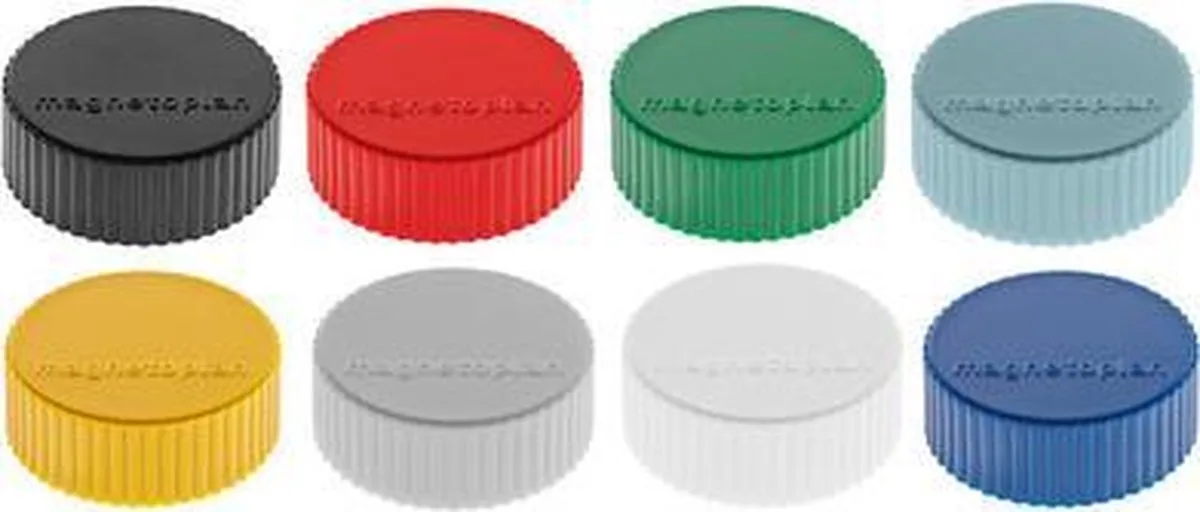magneet Super Ø 34 mm groen - 16 600 05 van Magnetoplan in Wit – productfoto