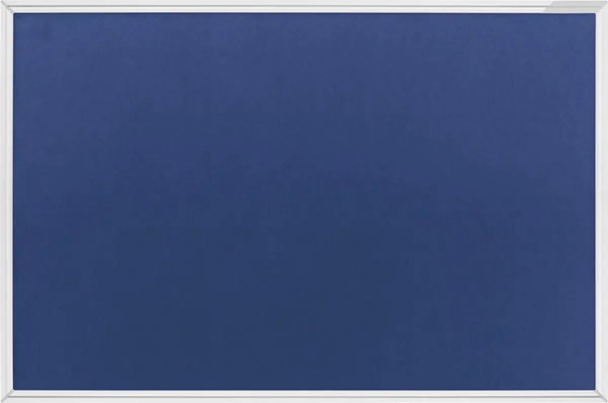 magnetoplan 1490003 Prikbord Koningsblauw, Grijs Vilt 970.00 mm x 600 mm x 450 mm by Magnetoplan in Koningsblauw, Grey – product photo
