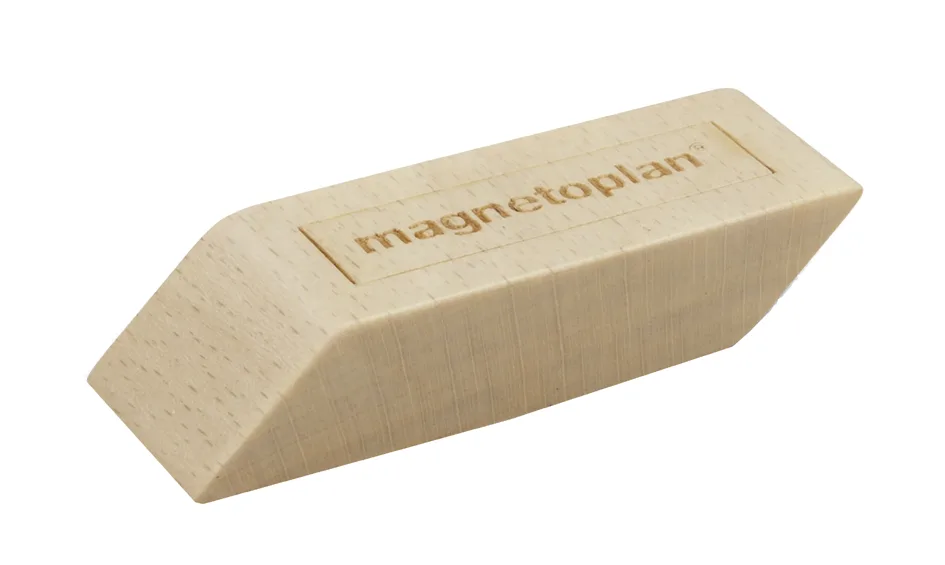Neodym-Magnete Wood Series Design, birke von Magnetoplan – Produktfoto