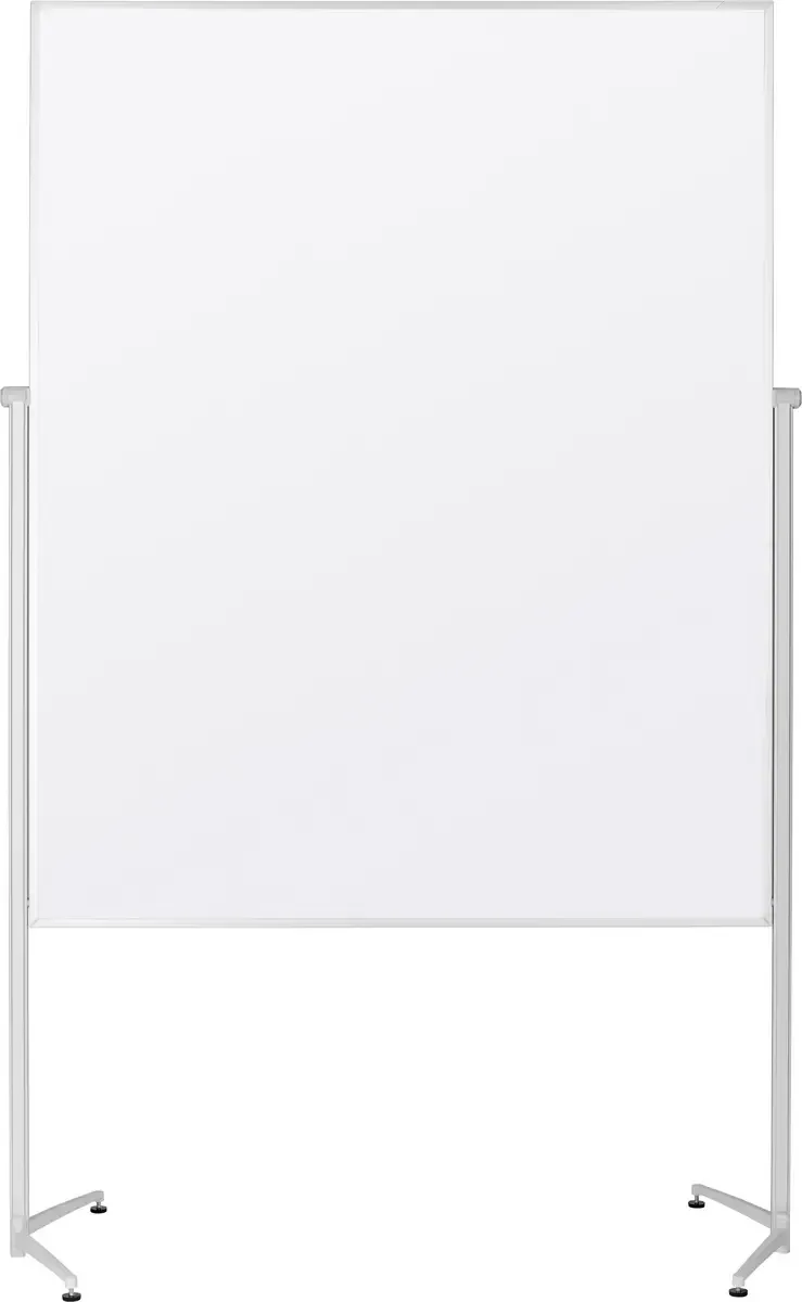 Presentatiebord Evolution plus (l x b x h) 1630 mm x 120 cm x 150 cm Colorspankarton In hoogte verstelbaar, Prikbord, Tweezijdig te gebruiken fra Magnetoplan i Hvid – produktbillede