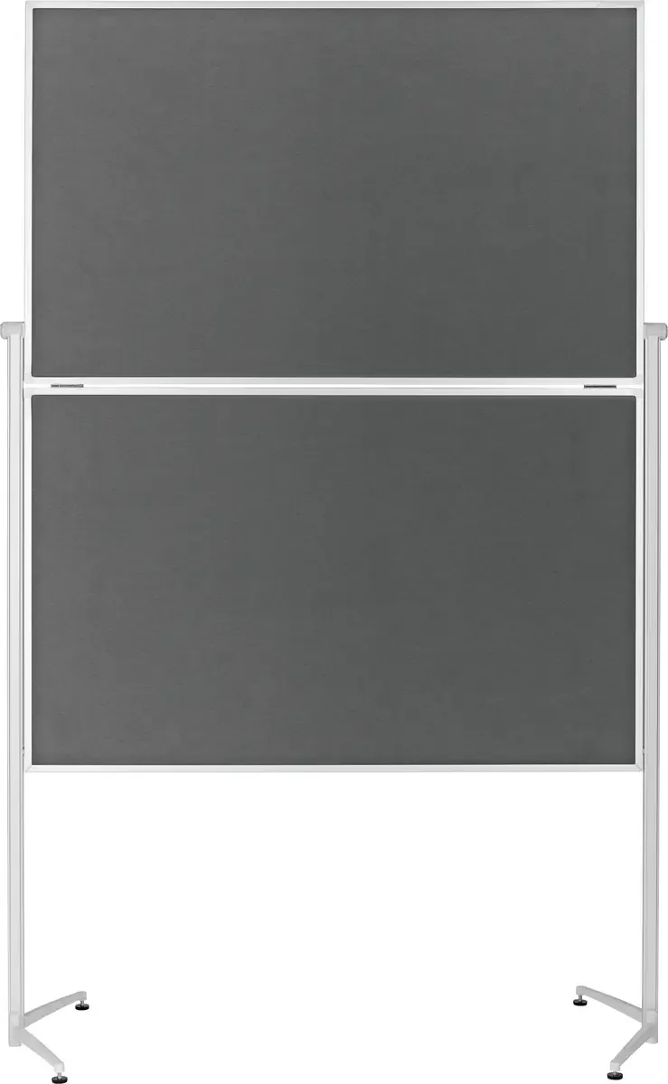 tableau danimation magnetoplan (L x l x H) 1530 x 1200 x 2100 mm feutre pliable 1151301 von Magnetoplan in Grau – Produktfoto