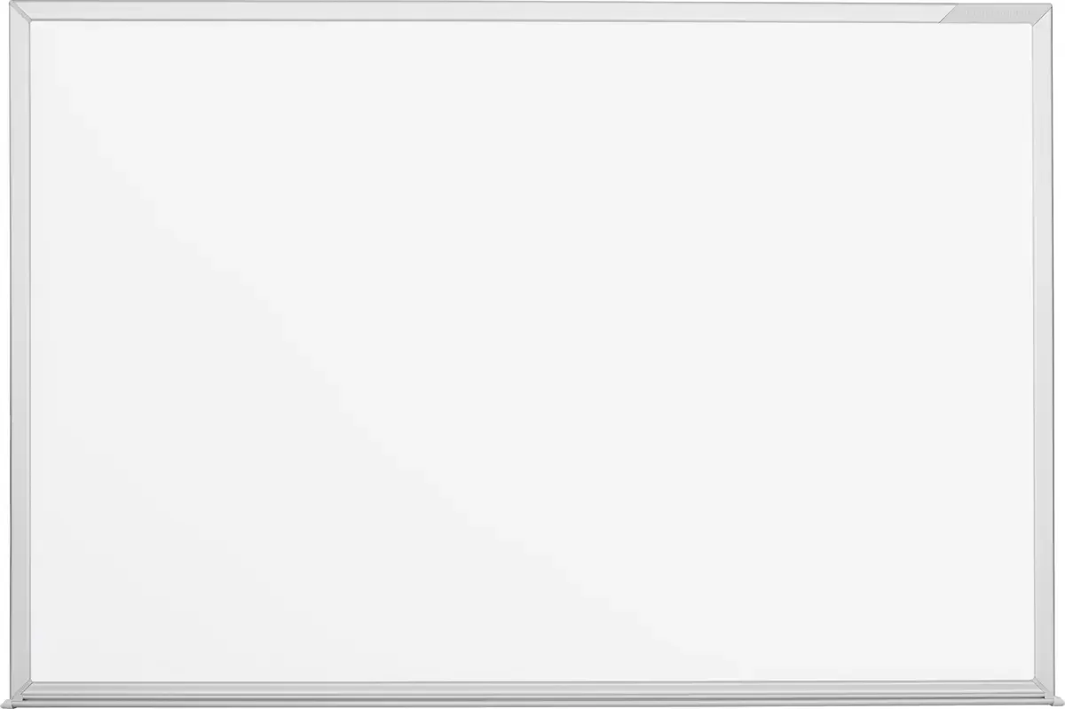 Whiteboard 12402CC (b x h) 600 mm x 450 mm Geëmailleerd Incl. opbergbakje van Magnetoplan in Wit – productfoto
