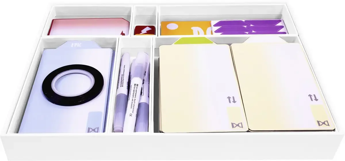 Whiteboard accessoireset Sprintbox von Magnetoplan in Mehrfarbig – Produktfoto