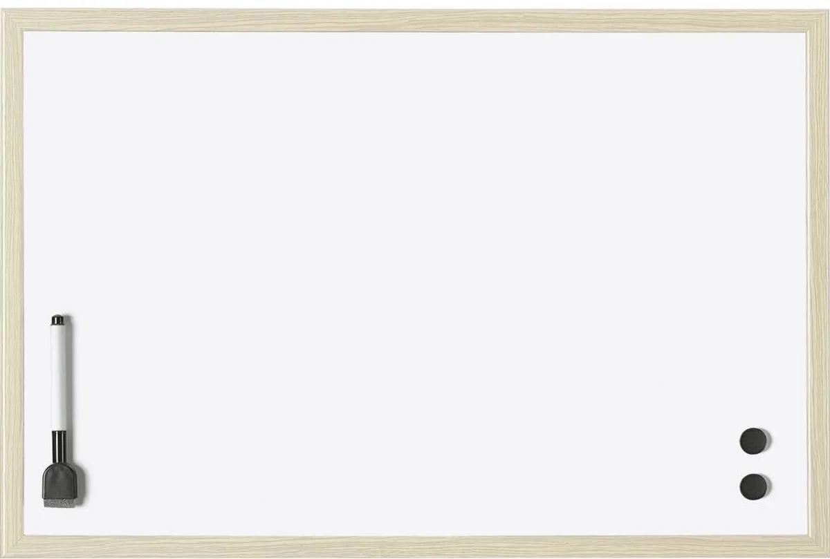 Whiteboard (b x h) 800 mm x 600 mm Gelakt von Magnetoplan in Weiß – Produktfoto